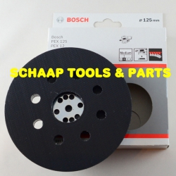 Schuurmachine schuurzool 125mm rond met klithechting PEX12 PEX125 middel | 2608601062